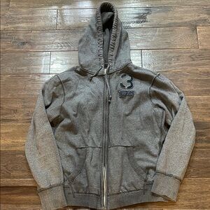American Eagle Outfitters Gray Hoodie Jacket